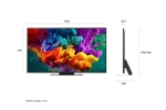 Телевизор LG 55QNED86B3B, 55" 4K QNED MiniLED Smart TV, 3840x2160, 120Hz Native (VRR 144Hz), DVB-T2/C/S2, Alpha 7 AI Processor, HDR10 / HLG, Dolby Vision, webOS 26 ThinQ, VRR / ALLM / HGiG, 4K Super Upscaling, WiFi 5, Bluetooth 5.3, AirPlay 2, LAN, CI, HD