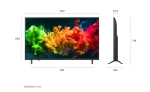Телевизор LG 50QNED81B3C., 50" 4K QNED MiniLED Smart TV, 3840x2160, DVB-T2/C/S2, Aplha 7 AI Processor, HDR10 / HLG, webOS 26 ThinQ, VRR / ALLM / HGiG, 4K Super Upscaling, WiFi 5, Bluetooth 5.3, AirPlay 2, LAN, CI, HDMI, AI Sound Pro, Google Cast, SPDIF