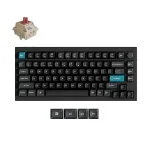 Безжична механичка клавиатура Keychron Q1 Ultra 8K Black - Silk POM Switch Red