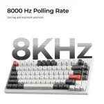 Безжична механичка клавиатура Keychron Q1 Ultra 8K Black - Silk POM Switch Red