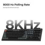 Безжична механичка клавиатура Keychron V6 Ultra 8K - Silk POM Switch Brown
