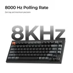 Безжична механичка клавиатура Keychron V1 Ultra 8K - Silk POM Switch Brown