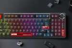 Marvo геймърска механична клавиатура Gaming Mechanical Keyboard Arma 98 KG937 - 1K, TNT Peach Switches [Linear], (English US)