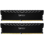 Lexar 2x8GB THOR DDR4 3600 UDIMM XMP Memory with Black heatsink. Dual pack
