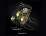 KZ професионални слушалки Hi-Fi In-Ear-Monitors - Castor Pro Gray Mic (Bass version) - Bass Up Edition