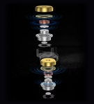 KZ професионални слушалки Hi-Fi In-Ear-Monitors - Castor Pro Silver Mic - Harman Edition