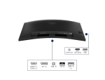Монитор Philips 34B2N3500C, 34" Curved 1500R, VA, WLED, 3440x1440@120Hz, 4ms GtG, 350cd m/2, 3500:1, 50M:1 DCR, Adaptive Sync, FlickerFree, SoftBlue, 5Wx2, Tilt, Height Adjust, Swivel, 2xHDMI, DP, USB hub