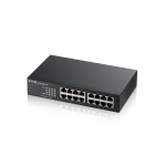 Комутатор ZyXEL GS1100-16v4  Unmanaged + 16 port Gigabit Unmanaged Switch