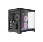 Aigo кутия Case mATX - FT418 Black - 6 x 120 mm A-RGB fans included