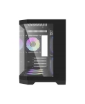 Aigo кутия Case mATX - FT418 Black - 6 x 120 mm A-RGB fans included