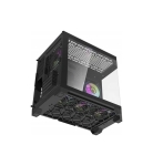 Aigo кутия Case mATX - FT418 Black - 6 x 120 mm A-RGB fans included