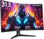 Монитори KOORUI 32E6QC - 31.5" 2560x1440 170Hz VA 1500R 1ms HDR10