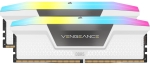 Памет CORSAIR VENGEANCE RGB DDR5 32GB (2x16GB) DDR5 6000 CL30-36-36-76 1.40V Intel XMP & AMD EXPO - White