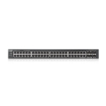 Суич ZyXEL GS-2220-50, 48-портов Layer2+, 44x Gb+ 4x Gbcombo (RJ45/SFP) + 2x Gb SFP, управляем