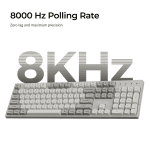 Геймърска Механична клавиатура Keychron C2 Pro 8K QMK - Super Brown Switch, Full Size