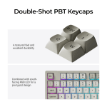 Геймърска Механична клавиатура Keychron C1 Pro 8K QMK - Super Brown Switch