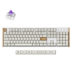 Геймърска безжична Механична клавиатура Keychron K10 HE Magnetic Switch - White Special Edition