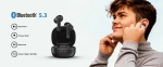 Genius безжични слушалки TWS Bluetooth 5.3 Earphones HS-M910BT Black