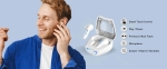Genius безжични слушалки TWS Bluetooth 5.3 Earphones HS-M920BT White