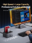 Orico докинг станция Storage - HDD/M.2 Dock - 2 BAY Offline Clone 2.5/3.5/M.2 NVMe USB-C/USB-A - IT28E-C-EU-GY