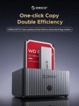 Orico докинг станция Storage - HDD/M.2 Dock - 2 BAY Offline Clone 2.5/3.5/M.2 NVMe USB-C/USB-A - IT28E-C-EU-GY