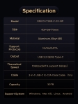 Orico докинг станция Storage - HDD/M.2 Dock - 2 BAY Offline Clone 2.5/3.5/M.2 NVMe USB-C/USB-A - IT28E-C-EU-GY