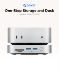 Orico докинг станция SSD Docking station M.2 NVMe - USB-C(10Gbps) x 1, USB3.2 x 2, USB2.0 x 2, M.2 x 1, Audio, SD/TF 4.0 - MiniLink M49P-EU-SV