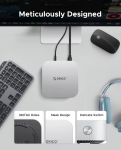 Orico докинг станция SSD Docking station M.2 NVMe - USB-C(10Gbps) x 1, USB3.2 x 2, USB2.0 x 2, M.2 x 1, Audio, SD/TF 4.0 - MiniLink M49P-EU-SV