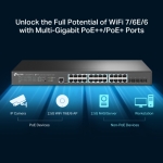 Комутатор TP-Link JetStream TL-SG3428XPP-M2 24-портов гигабит L2+ управляем с 16-порта PoE+ и 8-порта PoE++