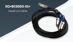 100G direct attach QSFP28 кабел към 4x SFP28 XQ+BC0003-XS+