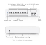 Комутатор Ubiquiti UniFi Switch Pro-XG-8-PoE (155W) USW-Pro-XG-8-PoE