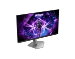 Монитор AOC AG276UZD, 26.5" QD-OLED, 3840x2160@240Hz, 0.03ms GtG, 1000cd m/2, 1.500.000:1, 80M:1 DCR, Adaptive Sync, FlickerFree, LowBlue Mode, 5Wx2, Tilt, Height Adjust, Pivot, Swivel, 2xHDMI, DP, USB hub, KVM