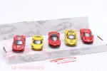 Колички 5-Car Set Ferrari red / yellow 1:64 (Bburago)