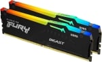 Памет Kingston 32GB 6400MT/s DDR5 CL32 DIMM (Kit of 2) FURY Beast RGB EXPO