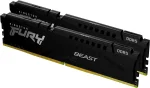 Памет Kingston 64GB 5200MT/s DDR5 CL40 DIMM (Kit of 2) FURY Beast Black XMP, EAN: 740617326550