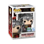 Фигурка Funko POP! House of the dragon: Day of the dragon - Daemon Targaryen (Armour) #11 (Limited Edition) с твърд протектор