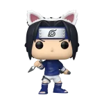 Фигурка Funko POP! Animation: Naruto Shippuden - Sasuke Uchiha (Sasuke's Paw Encyclopedia) #1940 (Limited Edition) с твърд протектор