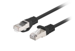 Кабел Lanberg patch cord CAT.6 FTP 5m, 10 pack, black