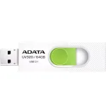 Памет 64GB USB Flash Drive, A-Data UV320 (AUV320-64G-RWHGN), USB 3.1, бяла