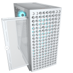 Кутия COUGAR AIRFACE ECO RGB, Mid Tower, E-ATX, White, 3 fans included
