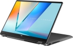 Лаптоп ASUS Vivobook 14 Flip TP3407SA-SG155WNA - 14.0", Full HD+, тъчскрийн, Intel Core Ultra 7 258V, Intel Arc 140V, 32 GB, 1 TB SSD - 90NB14Y1-M00LZ0