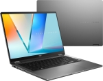 Лаптоп ASUS Vivobook 14 Flip TP3407SA-SG155WNA - 14.0", Full HD+, тъчскрийн, Intel Core Ultra 7 258V, Intel Arc 140V, 32 GB, 1 TB SSD - 90NB14Y1-M00LZ0