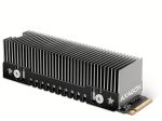 AXAGON CLR-M2XT passive - M.2 SSD, 80mm SSD, ALU body, silicone thermal pads, height 20mm