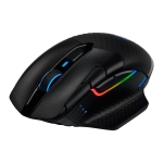 Мишка CORSAIR DARK CORE RGB PRO, Black, Backlit RGB LED, 18000 DPI, Optical, с кабел и безжична WiFi+BT
