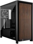 Кутия Corsair FRAME 4000D RS Wood Mid-Tower, E-ATX, Black/Walnut, 4 fans included