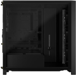 Кутия Corsair FRAME 4000D RS Wood Mid-Tower, E-ATX, Black/Walnut, 4 fans included