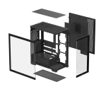 Кутия DeepCool CG580, ATX, Черна
