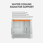 Кутия COUGAR DUOAIR RGB, Mid Tower, ATX, Black, 5 fans included