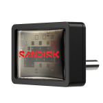 SanDisk Extreme Fit USB-C Flash Drive USB 64GB Flashdrives 300MB/s(R) Black