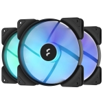 Вентилатори 120mm, Fractal Design Aspect 12 RGB Black 3X (FD-F-AS1-1206), 3-pin, 1200 rpm, 3 броя